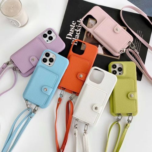 Rockit - Card Holder Crossbody Strap Phone Case - iPhone 13 / 13