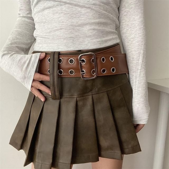 JVL-Faux Leather Belt