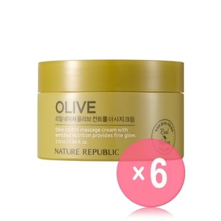 NATURE REPUBLIC - Real Nature Olive Control Massage Cream (x6) (Bulk Box)