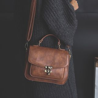 MUSA - Faux-Leather Cross Bag | YesStyle