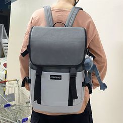 SUNMAN - Flap Snap Buckle Backpack
