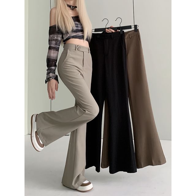 Alfie-High-Waist Boot Cut Pants
