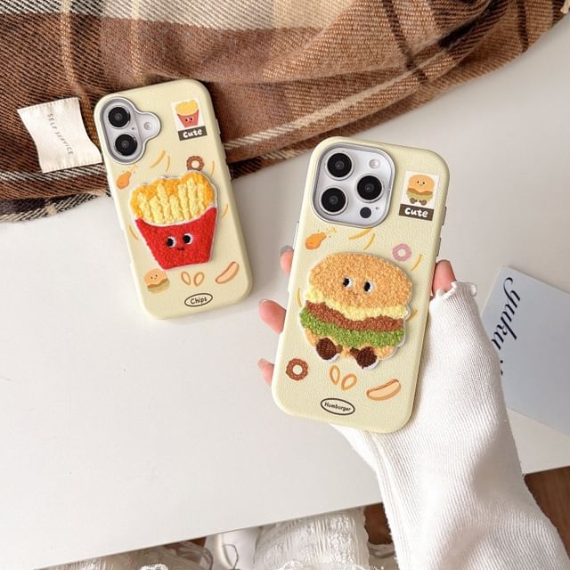Galeon - Fast Food Embroidered Phone Case - iPhone 16 Pro Max / 16 Pro / 16 Plus / 16 / 15 Pro Max / 15 Pro / 15 Plus / 15 / 14 Pro Max / 14 Pro / 14 Plus / 14 / 13 Pro Max / 13 Pro / 13 / 13 Mini | YesStyle Galeon - Fast Food Embroidered Phone Case - iPhone 16 Pro Max / 16 Pro / 16 Plus / 16 / 15 Pro Max / 15 Pro / 15 Plus / 15 / 14 Pro Max / 14 Pro / 14 Plus / 14 / 13 Pro Max / 13 Pro / 13 / 13 Mini | YesStyle