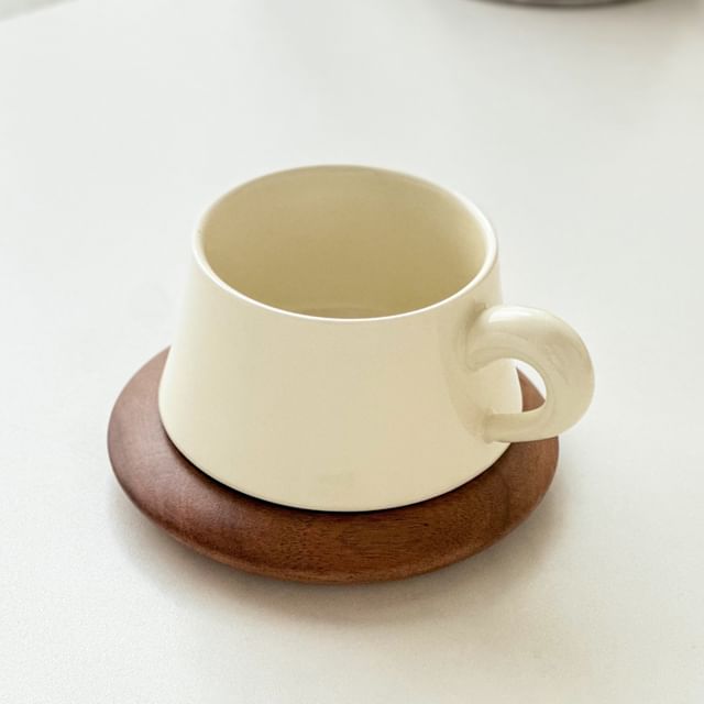 Hashi-Set Ceramic Drinking Cup Saucer