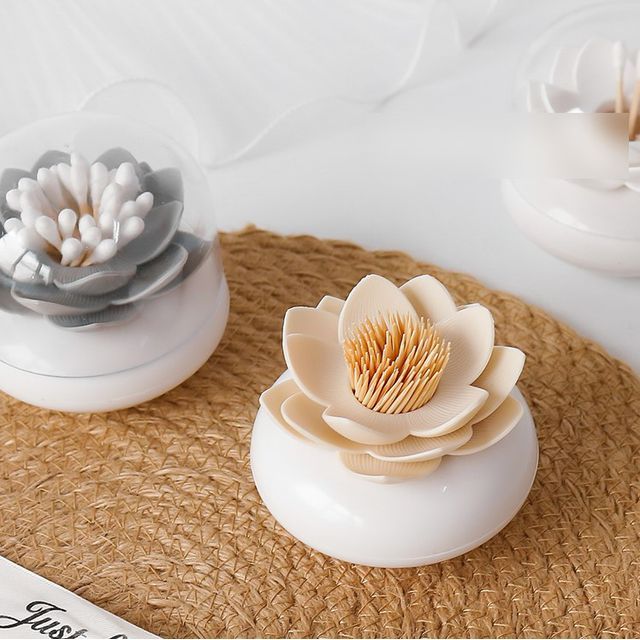 NEJA-Lotus Plastic Toothpick Holder