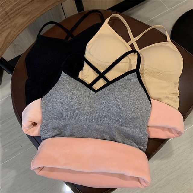 Sisyphi-V-Neck Padded Camisole Top