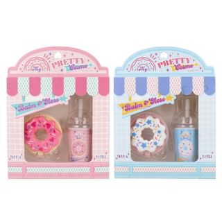 My Pretty Cosme - Donut Lip Balm & Drink Lip Gloss Set