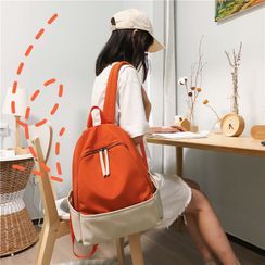 Rocktail - Two-Tone Zip Backpack
