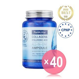 Farm Stay - Collagen & Hyaluronic Acid All-In-One Ampoule (x40) (Bulk Box)
