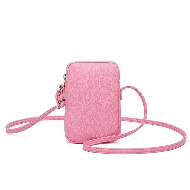 Melois-Plain Mobile Phone Crossbody Bag