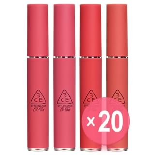 3CE - 2018 S/S Velvet Lip Tint - 5 Colors (x20) (Bulk Box)