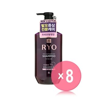 Ryo - Hair Loss Expert Care 9EX Shampoo For Dry & Normal Scalp (x8) (Bulk Box)