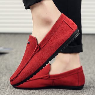 Faux suede moccasins womens shoes Clearance
