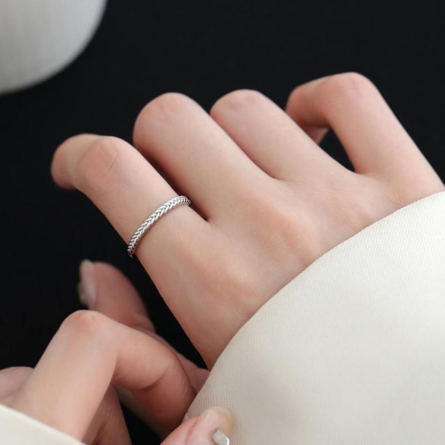 Toinianimos-Plain Sterling Silver Ring