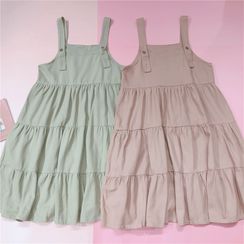 Aquazine - Spaghetti Strap Shift Dress Aquazine - Spaghetti Strap Shift Dress