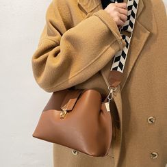 Bagtrix - Faux Leather Crossbody Bag Bagtrix - Faux Leather Crossbody Bag