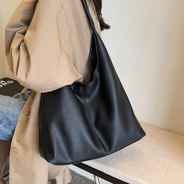 KOCORE-Faux Leather Tote Bag