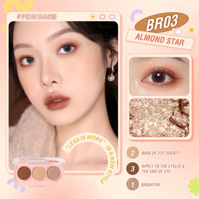 PINKFLASH-3 Pan Eyeshadow - BR03