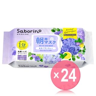 BCL - Saborino Saborino Morning All-In-One Mask Rainy Hydrangea (x24) (Bulk Box)