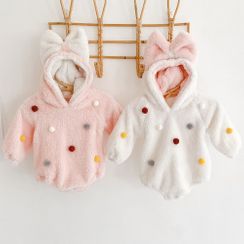 Cuckoo - Baby Fleece Hood Bodysuit Cuckoo - Baby Fleece Hood Bodysuit