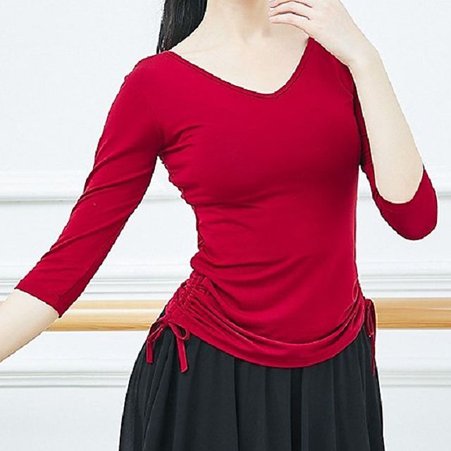 Cossita-Drawstring Dance Top Various Designs
