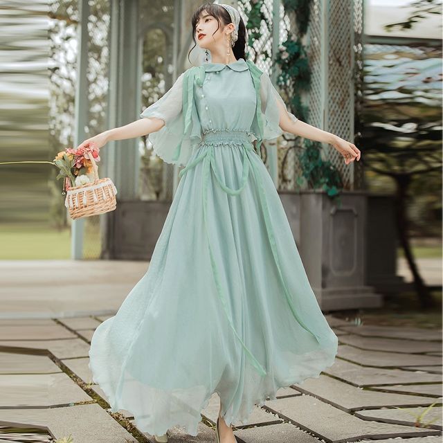 corset dress sleeves Sequin Print Puff Sleeve Gown by Juliet 2404 Select Pant Size:34W Small to 2X PE26 DREAMING LIFE Boys' Royal Blue Cotton