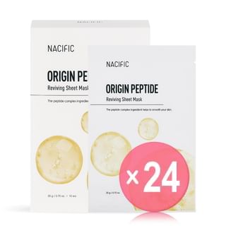 Nacific - Origin Peptide Reviving Sheet Mask Set (x24) (Bulk Box)