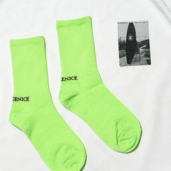 ASAIDA - Lettering Socks ASAIDA - Lettering Socks