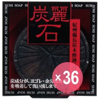 CLOVER - Tanreiseki Charcoal Face Wash Soap (x36) (Bulk Box)