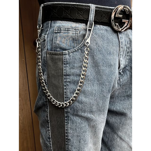 DenimDrip-Retro Pants Chain