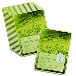 TONYMOLY - Pureness 100 Mask Sheet - Green Tea 10pcs