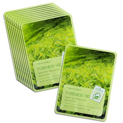 TONYMOLY - Pureness 100 Mask Sheet – Green Tea, masque en tissu au thé vert (lot de 10) TONYMOLY - Pureness 100 Mask Sheet – Green Tea, masque en tissu au thé vert (lot de 10)