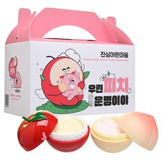 TONYMOLY - Peach & Red Apple Hand Cream Set