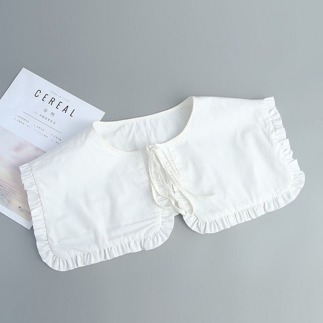 MIOW-Frilled Trim Decorative Collar