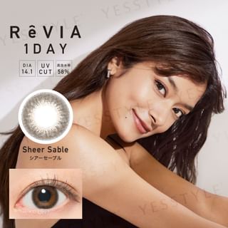 Candy Magic - ReVIA 1 Day Color Lens Sheer Sable 10 pcs