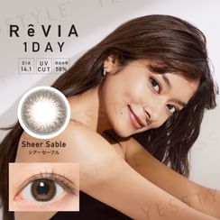 Candy Magic - ReVIA 1 Day Color Lens Sheer Sable 10 pcs