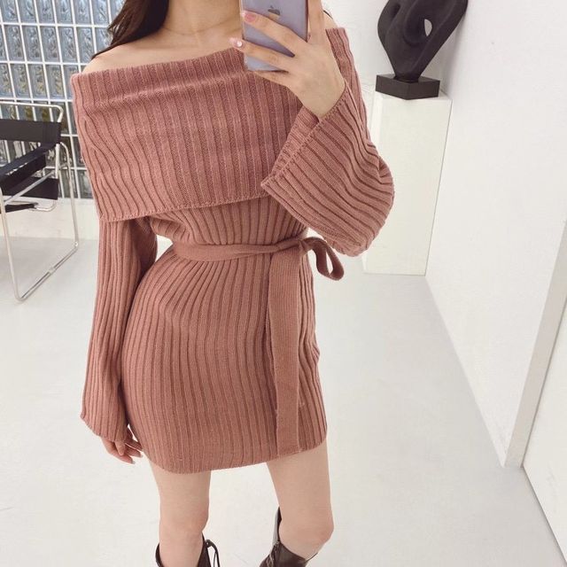 bodycon cocktail dresses Black Off Shoulder Short Sequin Maternity Sweater Dress – PinkBlush