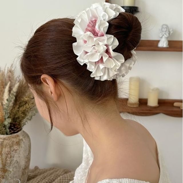 Allyrinta-Ruffle Layered Scrunchie