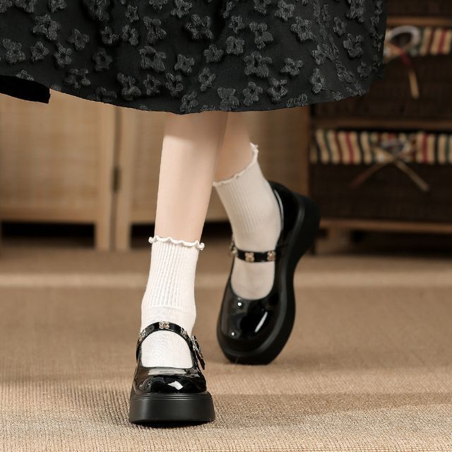 Fale Patent Mary Jane Shoes YesStyle