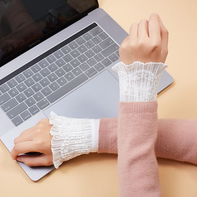 MIOW-Lace Trim Arm Sleeves