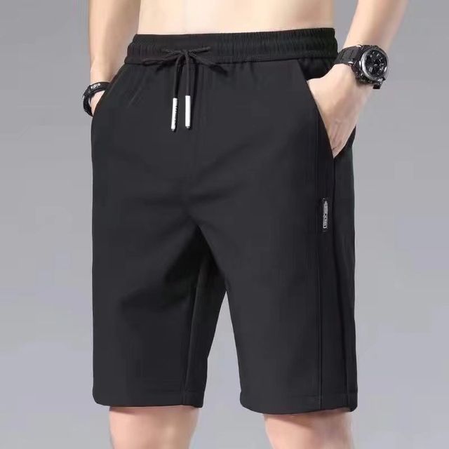 Acrius-Mid Rise Plain Shorts