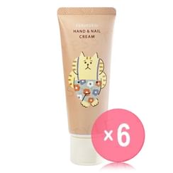MIND WAVE - Furupuru Cat Hand & Nail Cream Orange (x6) (Bulk Box)