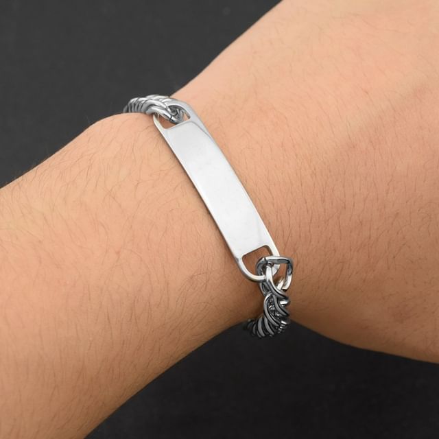 Juanitro-Bar Stainless Steel Bracelet