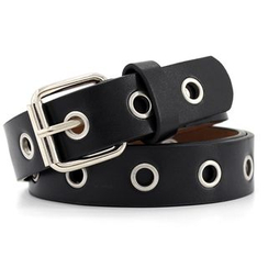 Coco Rush - Faux Leather Grommet Belt Coco Rush - Faux Leather Grommet Belt
