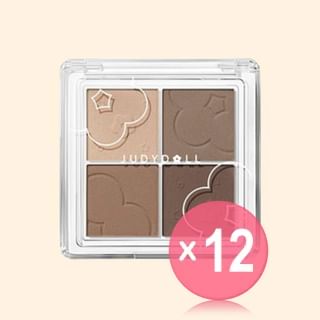 Judydoll - 4 Shades Eyeshadow - 4 Types (x12) (Bulk Box)