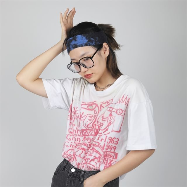 Doowex-Tie Dye Knit Headband