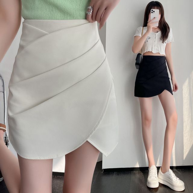 ASYMMETRY NARROW SKIRT
