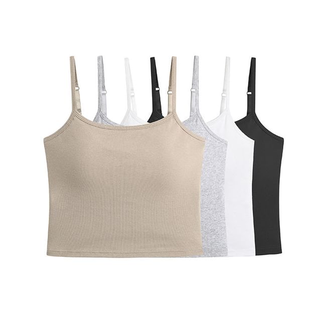 Appelsin-Plus Size Plain Camisole Top