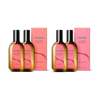 RAONNE - Black Argan Perfume Hair Oil Duo Set - 2 Types