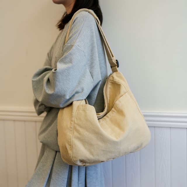 Melois-Plain Crossbody Bag